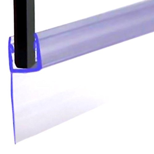Replacement 900 x 8.6mm (LxW) Bath Screen Seal to fit : (Gap between Bath & Glass = 15mm & Glass thickness 5-6mm