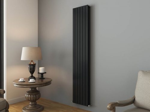 Regalia Vertical Double Flat Panel Radiator Matt Anthracite - 3 Sizes