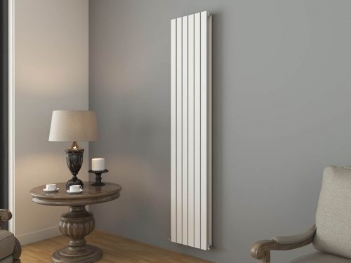 Regalia Vertical Double Flat Panel Radiator Matt White - 3 Sizes