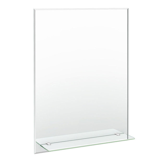 Ryan 600 x 800mm Bathroom Mirror with Glass Shelf