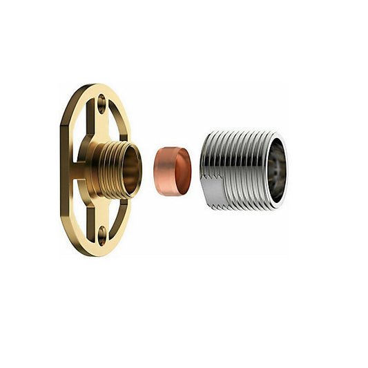 Pair of Wall Mounting Bar Shower Valve Easy Fix Brackets Kit