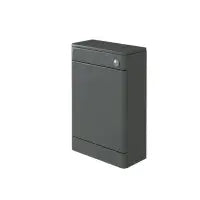 Solar Waterproof 500mm WC Unit - Anthracite Gloss