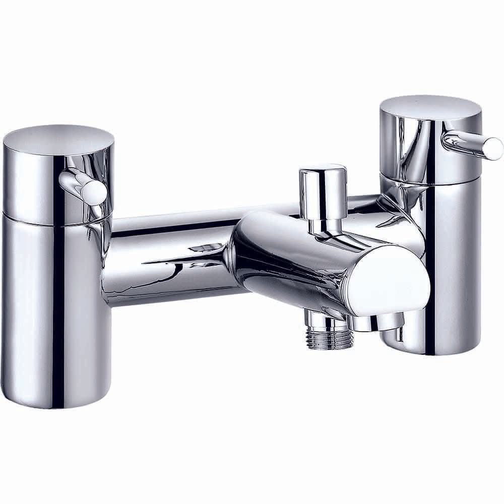 Dixon Round lever Bath Shower Mixer Tap with Kit -  3 Colours