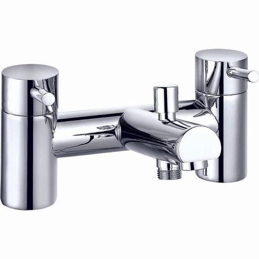 Dixon Round lever Bath Shower Mixer Tap with Kit -  3 Colours