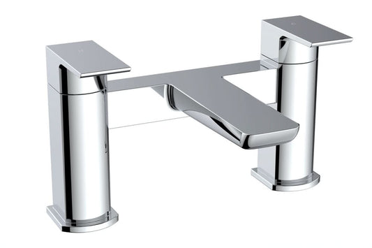Lunar Soft Square Bath Filler Mixer Tap - 3 Colours