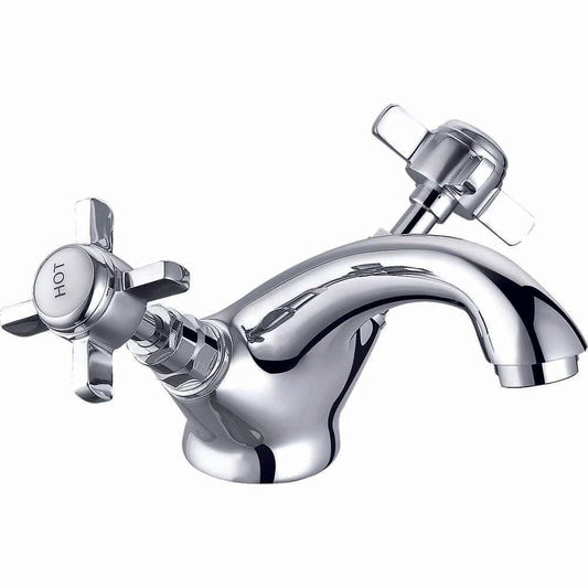 Regency Traditional Mono Basin Mixer Tap with Waste - 3 Colours