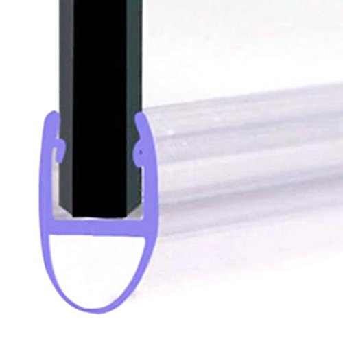 Replacement 900 x 8.6mm (LxW) Bath Screen Seal to fit : (Gap between Bath & Glass = 7mm & Glass thickness 6-8mm