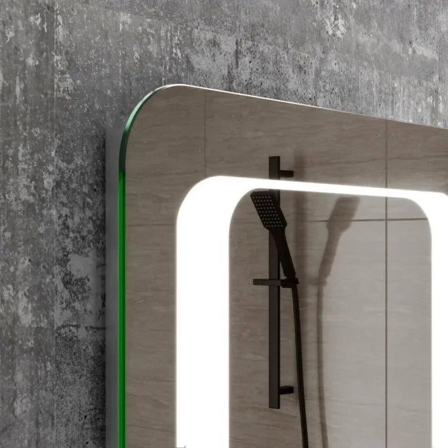 Pacific 500 x 700mm Illuminated Battery LED Mirror