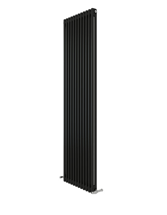 Helena Vertical Anthracite Two Column Radiator - 3 Sizes
