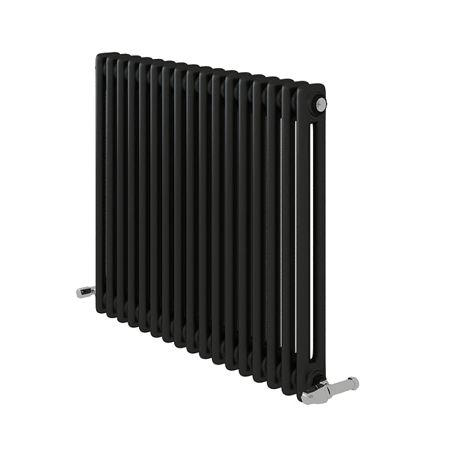 Helena Horizontal Anthracite Two Column Radiator - 6 Sizes