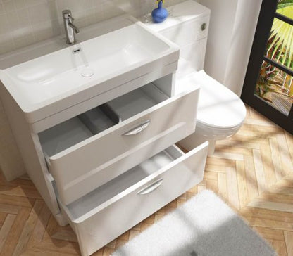 Apollo 800 FS Unit and Polymarble Basin White