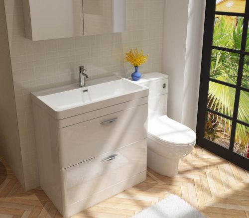 Apollo 800 FS Unit and Polymarble Basin White