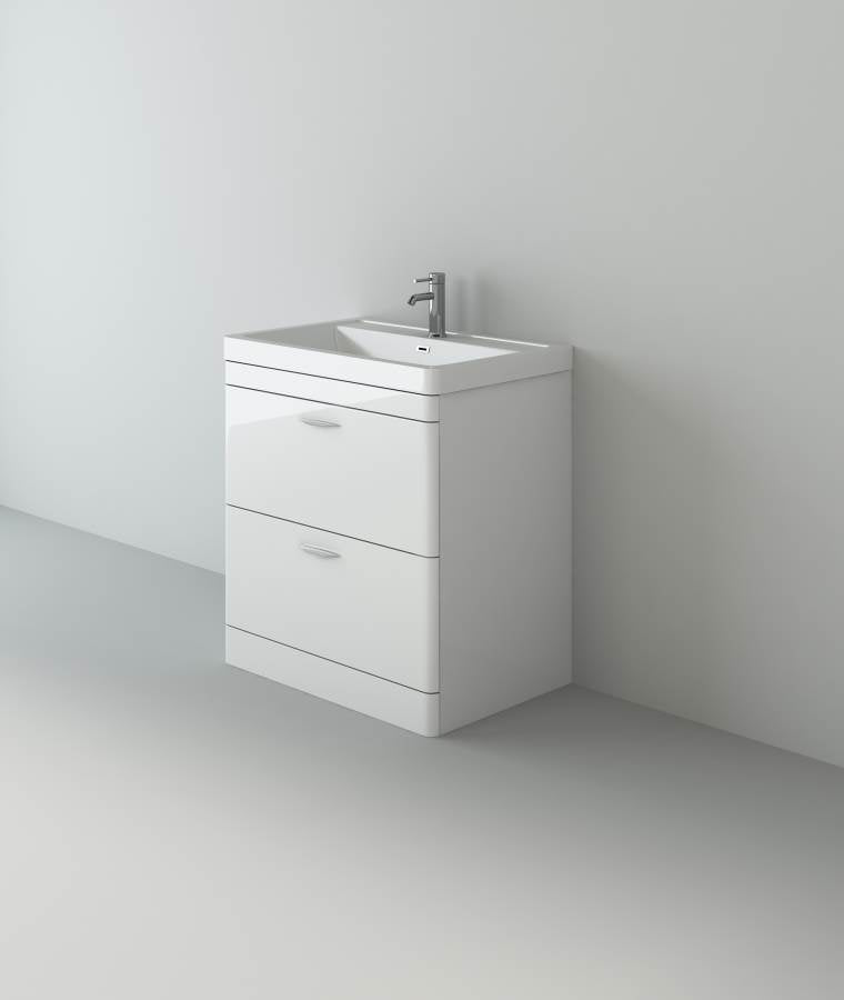 Apollo 800 FS Unit and Polymarble Basin White