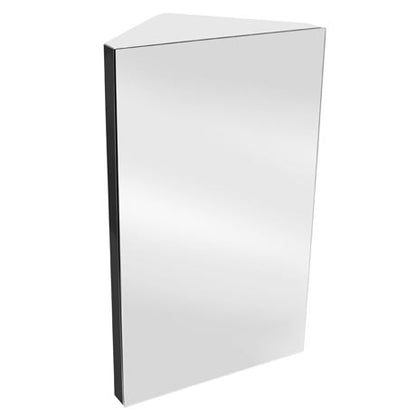 Cornesia 300mm Stainless Steel Corner Mirror Cabinet