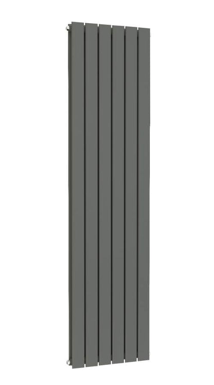 Belgravia Vertical Double Slim Flat Panel Radiator Matt Anthracite - 2 Sizes