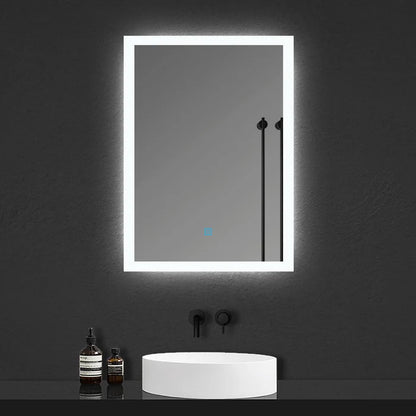 Spatial 500 x 700mm Illuminated LED Mirror with Sensor & Demist (Mains Operated)