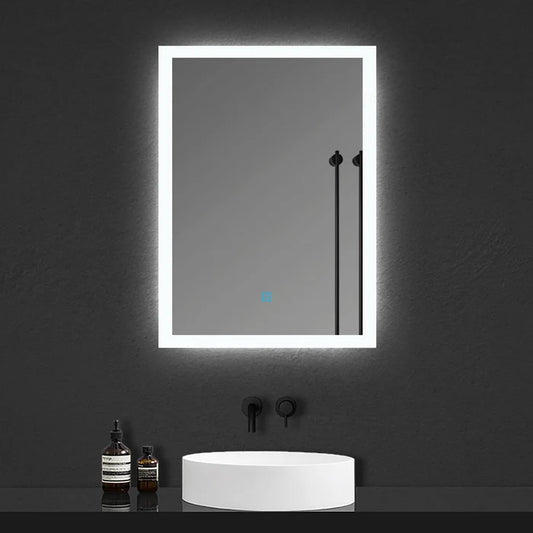 Spatial 500 x 700mm Illuminated LED Mirror with Sensor & Demist (Mains Operated)