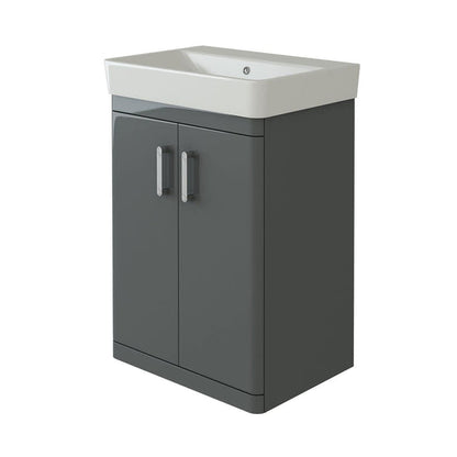 Solar 600mm Luxury Waterproof Vanity Unit Anthracite