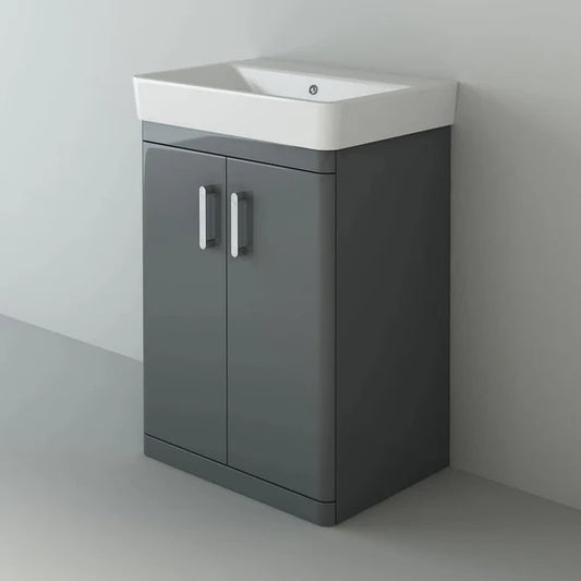 Solar 600mm Luxury Waterproof Vanity Unit Anthracite