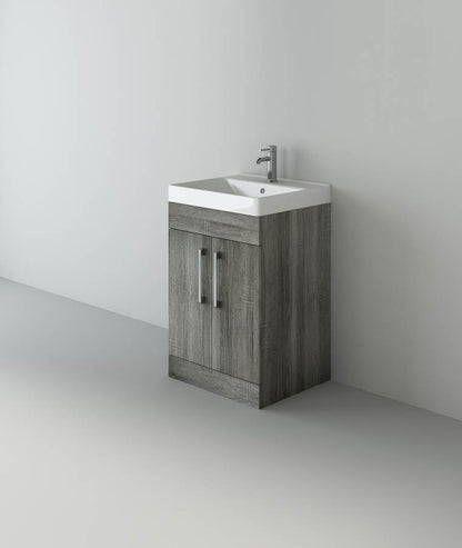 Star 500mm FS Unit and Ceramic Basin - Avola Grey