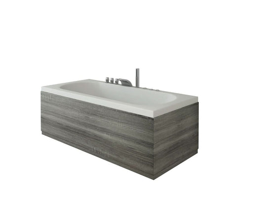 MDF Bath End Panel 2 Pc - Avola Grey