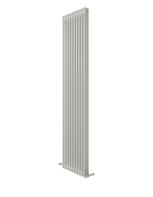 Helena Vertical White Two Column Radiator - 3 Sizes
