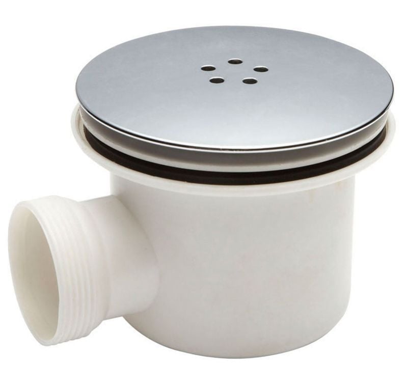 Ideal 90mm Hi Flow chrome Shower Tray Waste