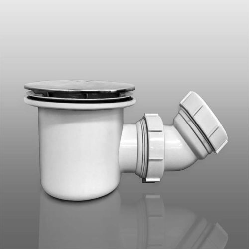 Ideal 90mm Hi Flow chrome Shower Tray Waste