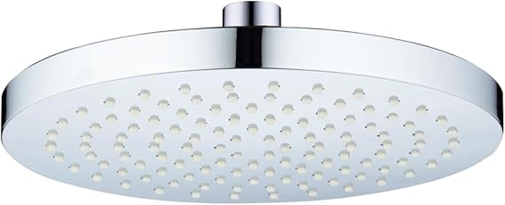 Round Fixed head ABS 200x200 mm Chrome