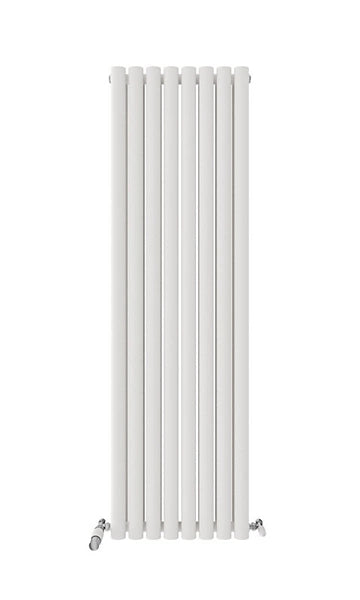 Princia Vertical Double Oval Panel Radiator 1600 x 480mm - 2 Colours