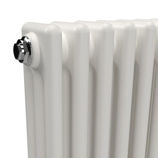 Helena Vertical White Three Column Radiator - 3 Sizes
