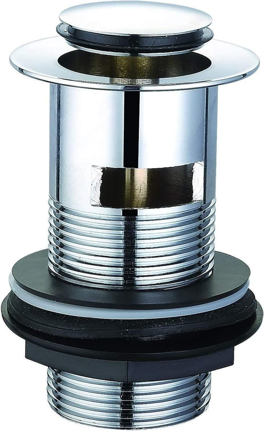 Full Dome basin waste Slotted - Chrome