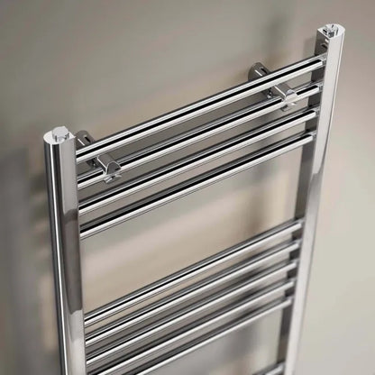 Brixton Straight Heated Towel Rail Chrome - 11 Sizes