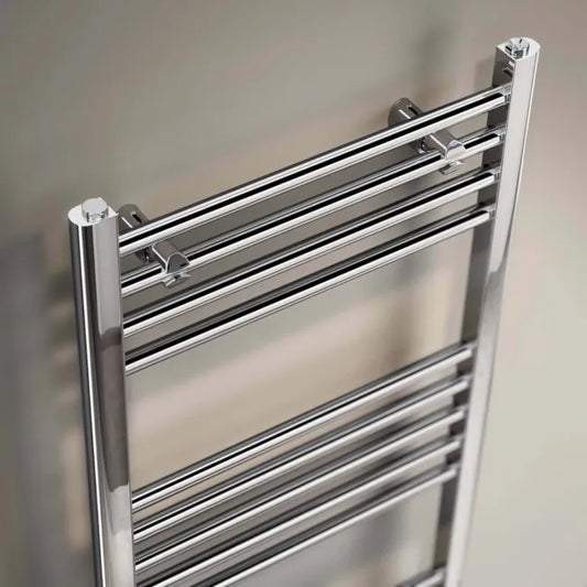 Brixton Straight Heated Towel Rail Chrome - 11 Sizes