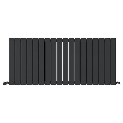 Belgravia Horizontal Double Slim Flat Panel Radiator Matt Anthracite - 5 Sizes