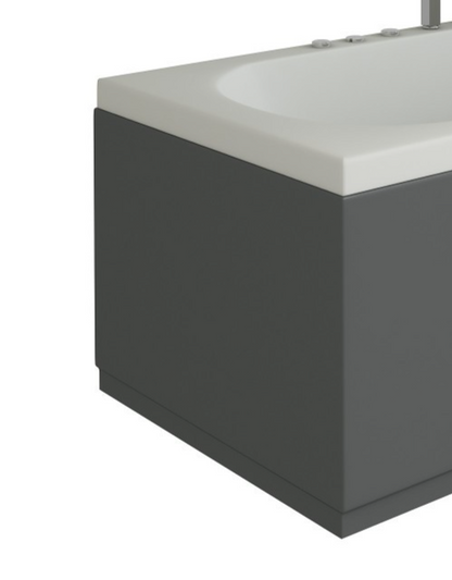 Acubase Waterproof End Bath Panel Anthracite - 700mm