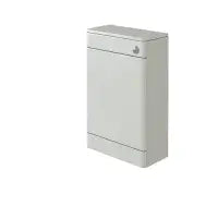 Solar Waterproof 500mm WC Unit  - White Gloss