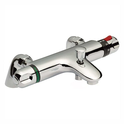 Pro Thermostatic Deck Mounted BSM - with pillars - Chrome