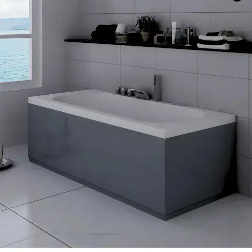 Acubase Waterproof Front Bath Panel Anthracite - 1700mm