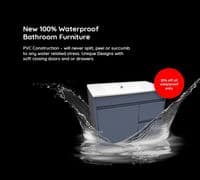 Acubase Waterproof Front Bath Panel Anthracite - 1700mm